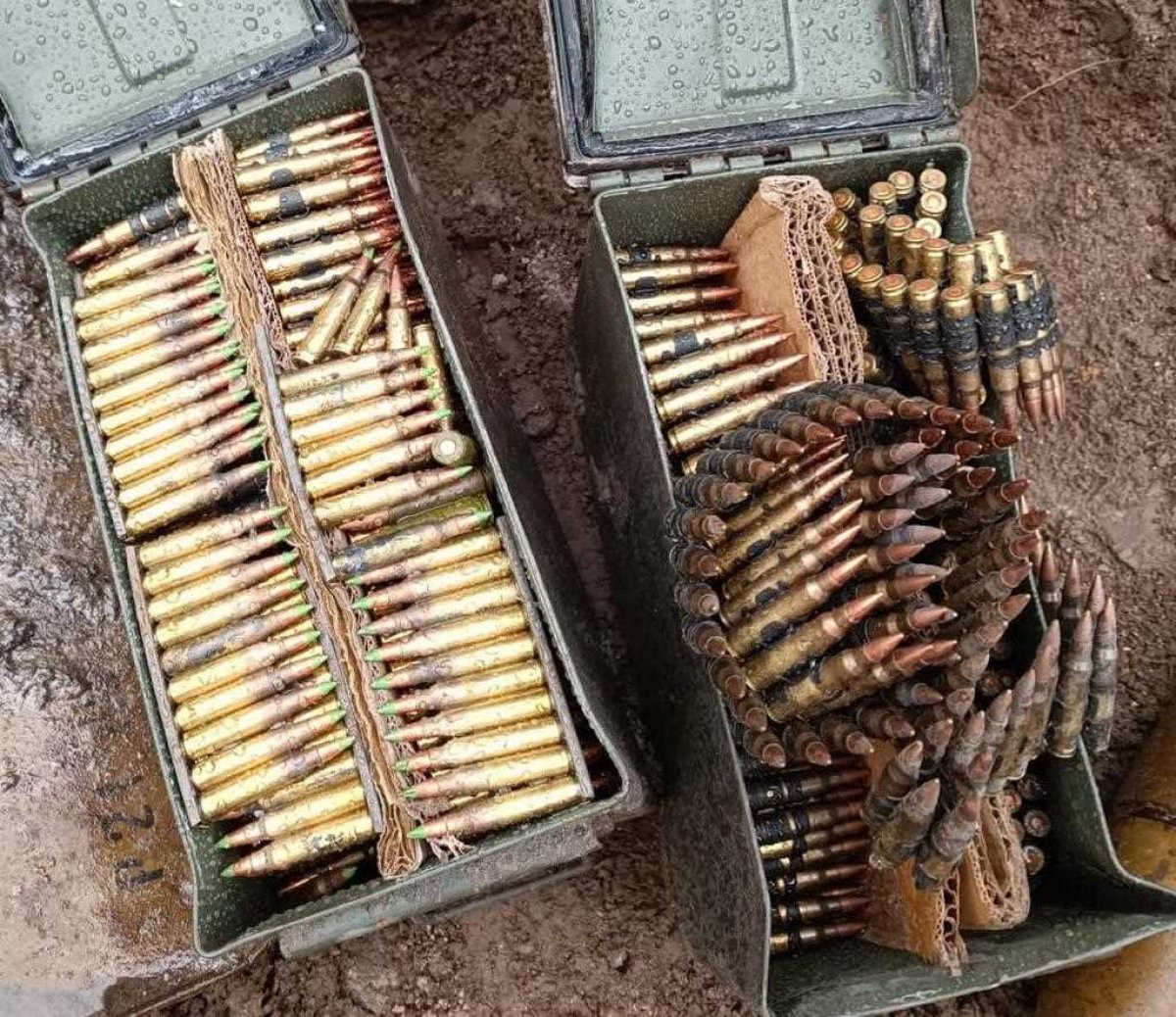 Pençe-Kilit bölgesinde PKK mühimmatları ele geçirildi