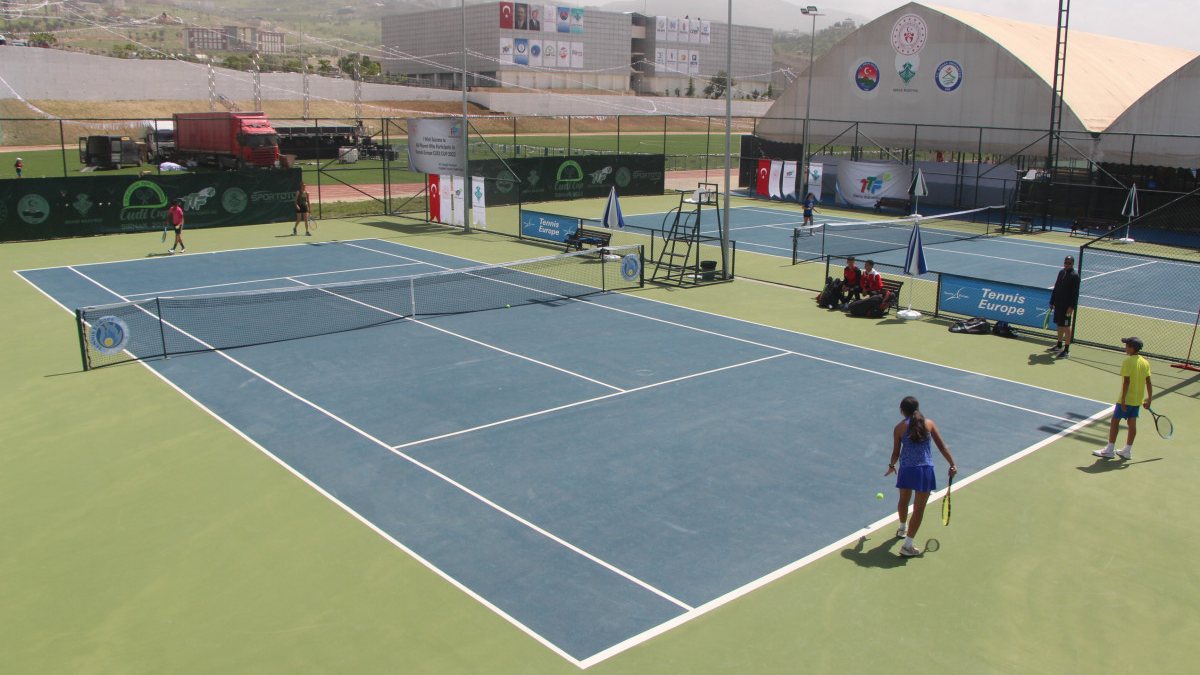 Şırnak'ta Uluslararası Cudi Cup Tenis Turnuvası başladı