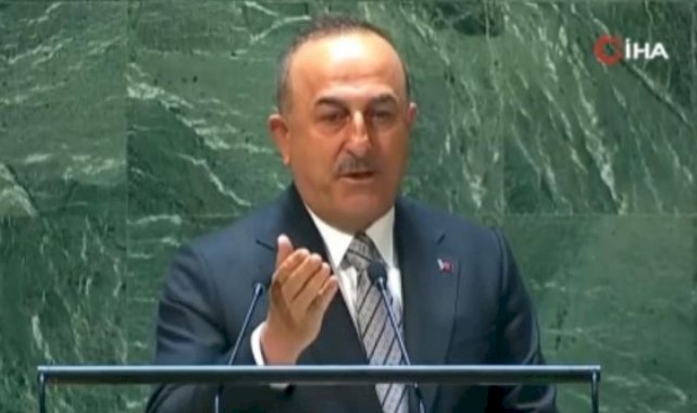 Çavuşoğlu, BM'de Yunanistan’ın Ege Denizi’nde geri ittiği göçmenlere değindi