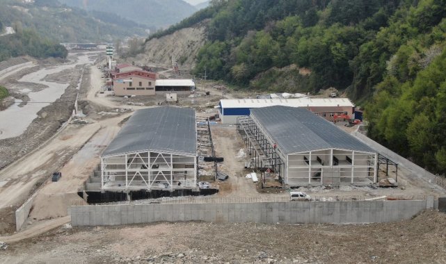 Kastamonu'da selin yıktığı sanayi siteleri yenilendi