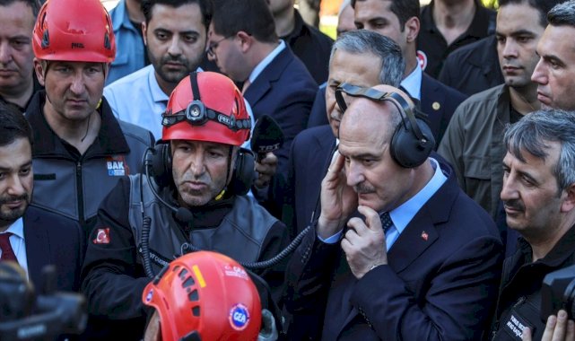 Süleyman Soylu İstanbul'da deprem tatbikatını yerinde takip etti