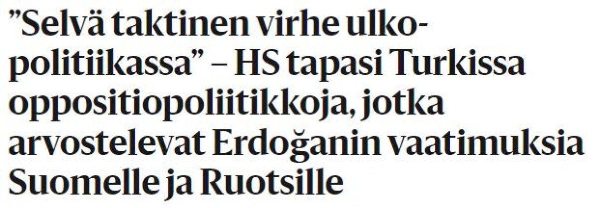 Ünal Çeviköz, Türkiye'nin NATO tavrını Finlandiya'ya şikayet etti