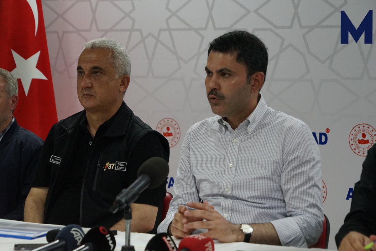 Bakan Kurum: Büyük bir felaketin önüne geçtik
