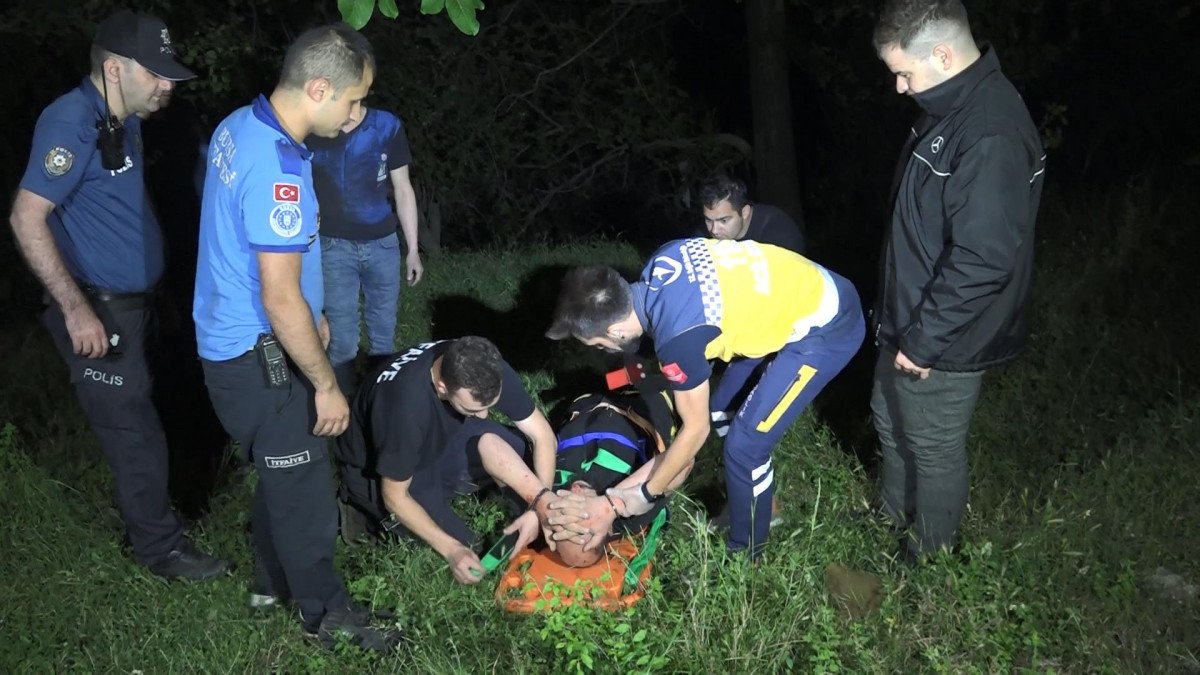 Bursa’da dengesini kaybeden şahıs, 10 metre yükseklikten düştü