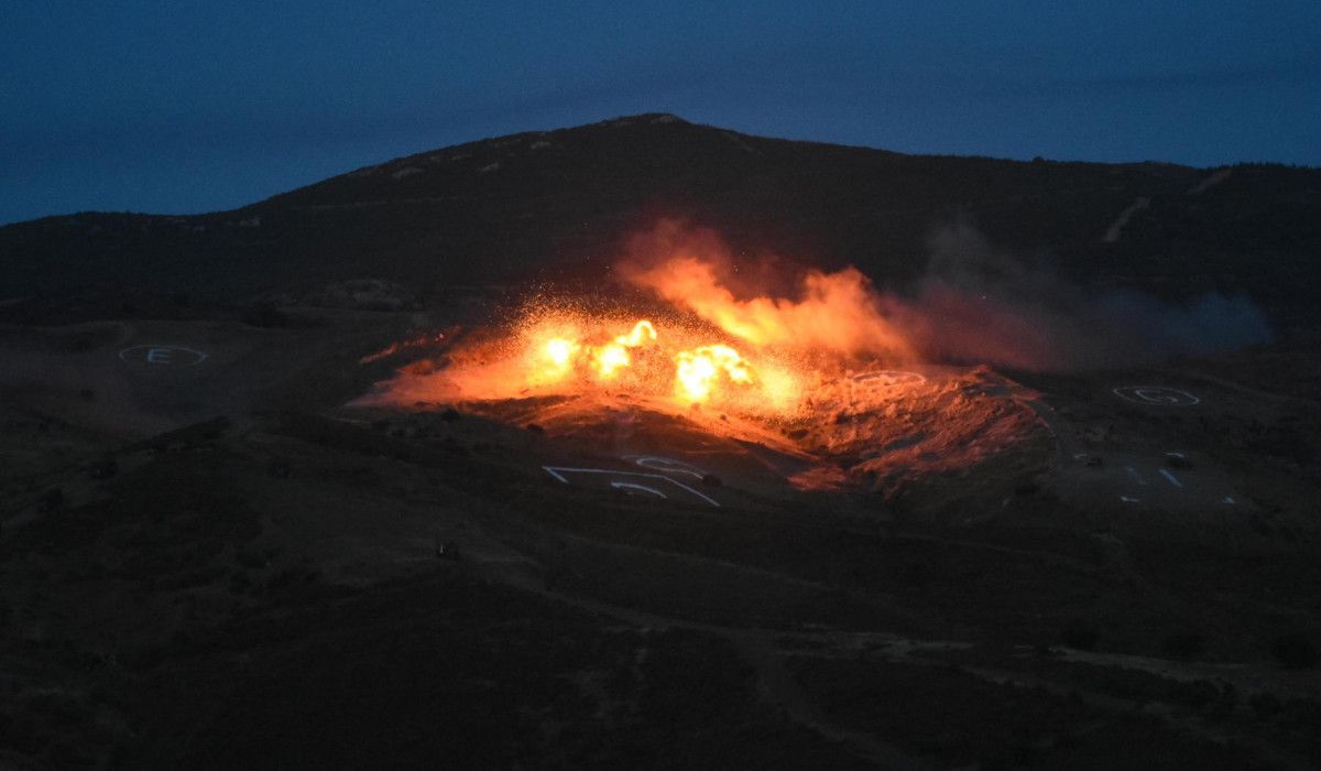 Efes-2022 Seçkin Gözlemci Günü'nün gece safhası nefes kesti