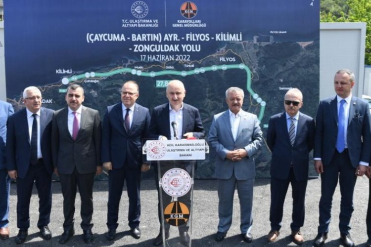 Filyos-Çatalağzı Yolu&#039;nun 2024 yılında hizmete alınıyor