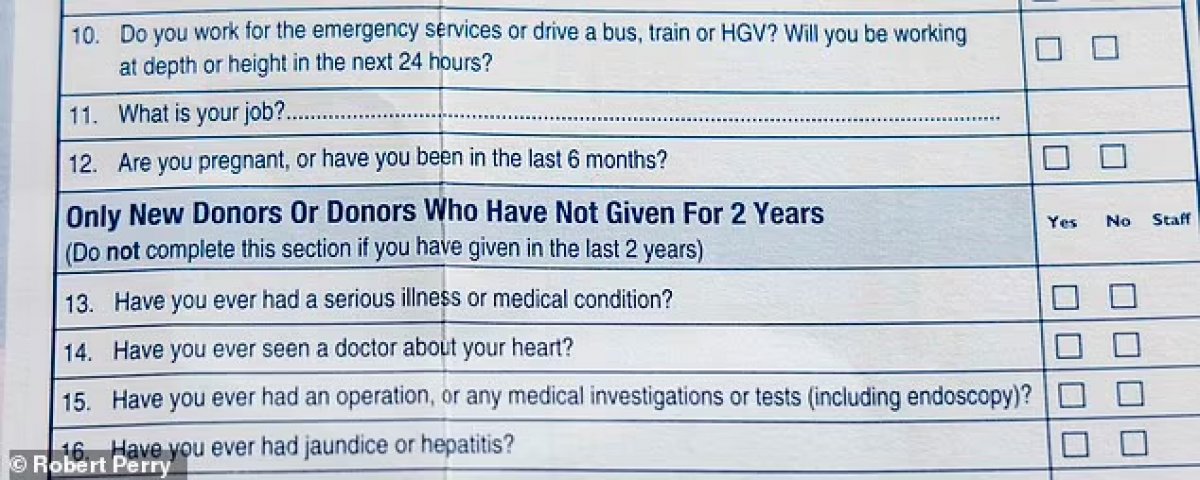 İskoçya'da erkek kan bağışçısı, hamilelik durumunu söylemeyince geri çevrildi