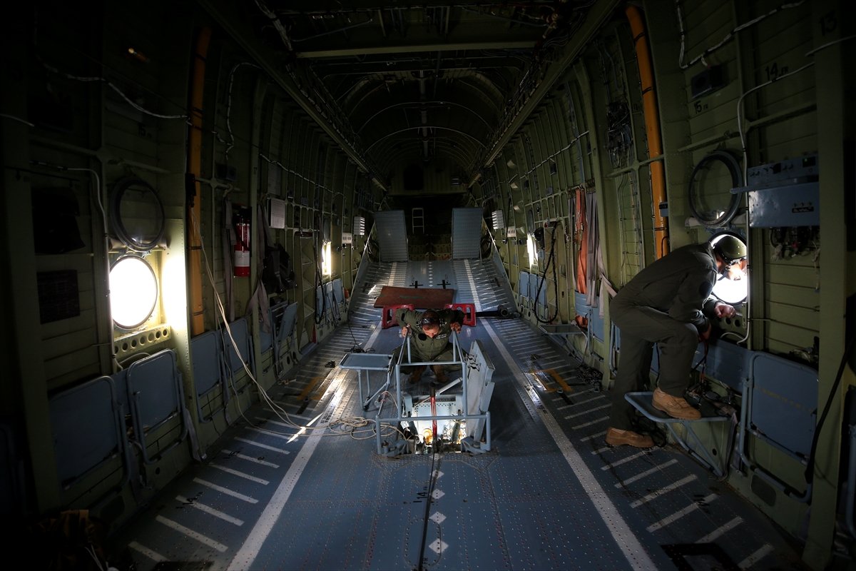 Marmaris'teki yangına Mi26'nın müdahale anları