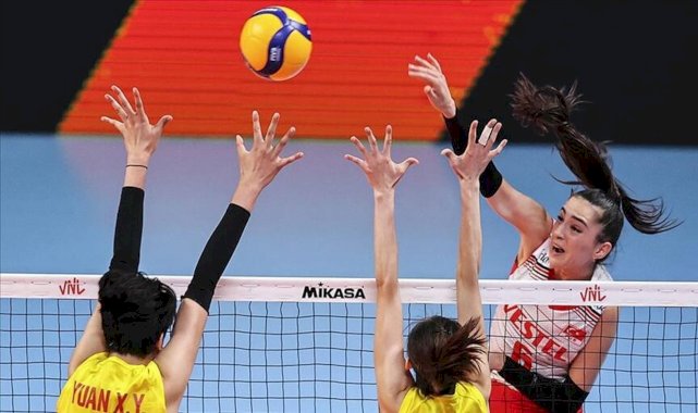 A Milli Kadın Voleybol Takımı, Çin'e 3-1 mağlup oldu