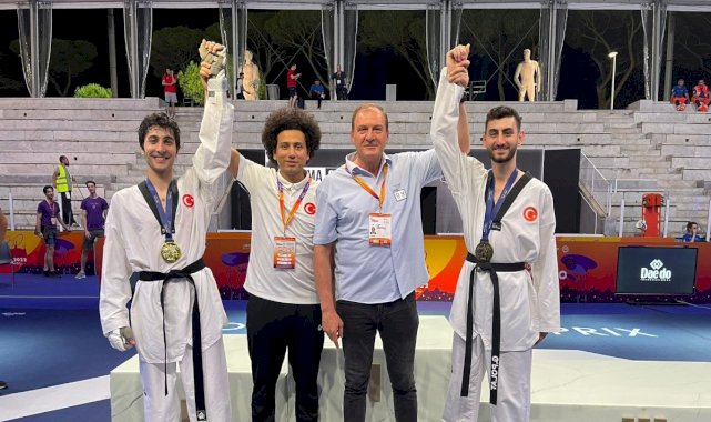 Hakan Reçber, Taekwondo Grand Prix’inde altın madalya kazandı