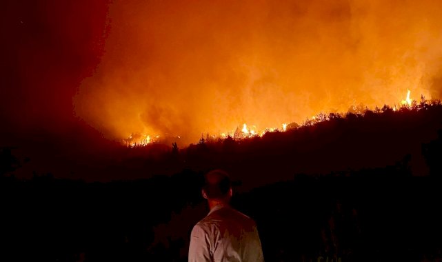 Marmaris yangınının büyümesini "karşı ateş tekniği" önledi