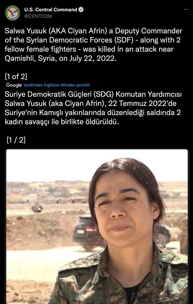 ABD'den Türkiye'ye taziye mesajı