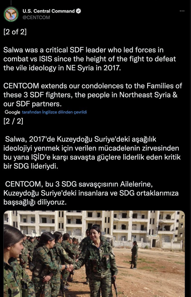 ABD'den Türkiye'ye taziye mesajı