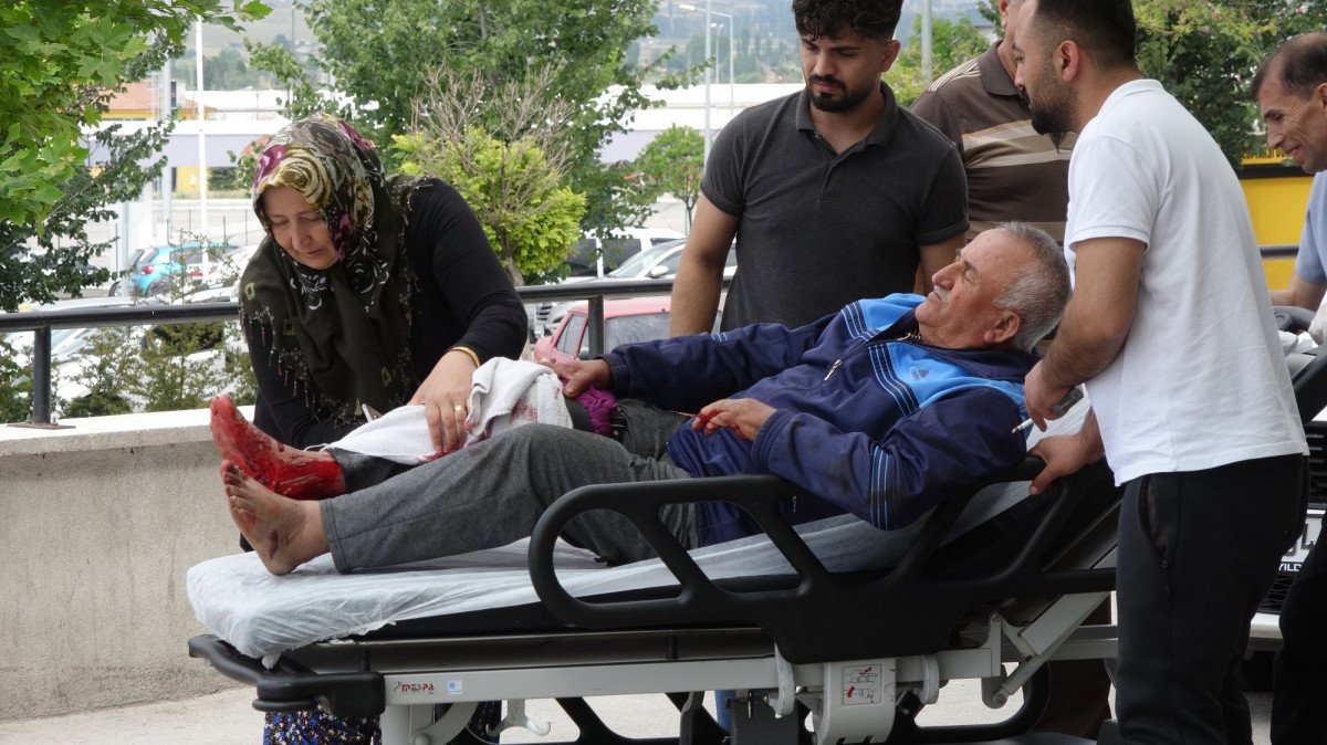 Acemi kasaplar hastanelik oldu