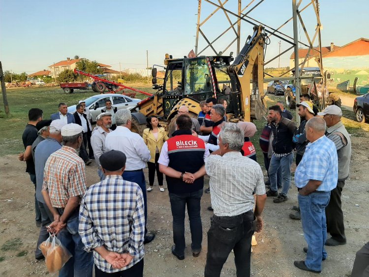 Bilecik'te çayır tırtılıyla mücadele