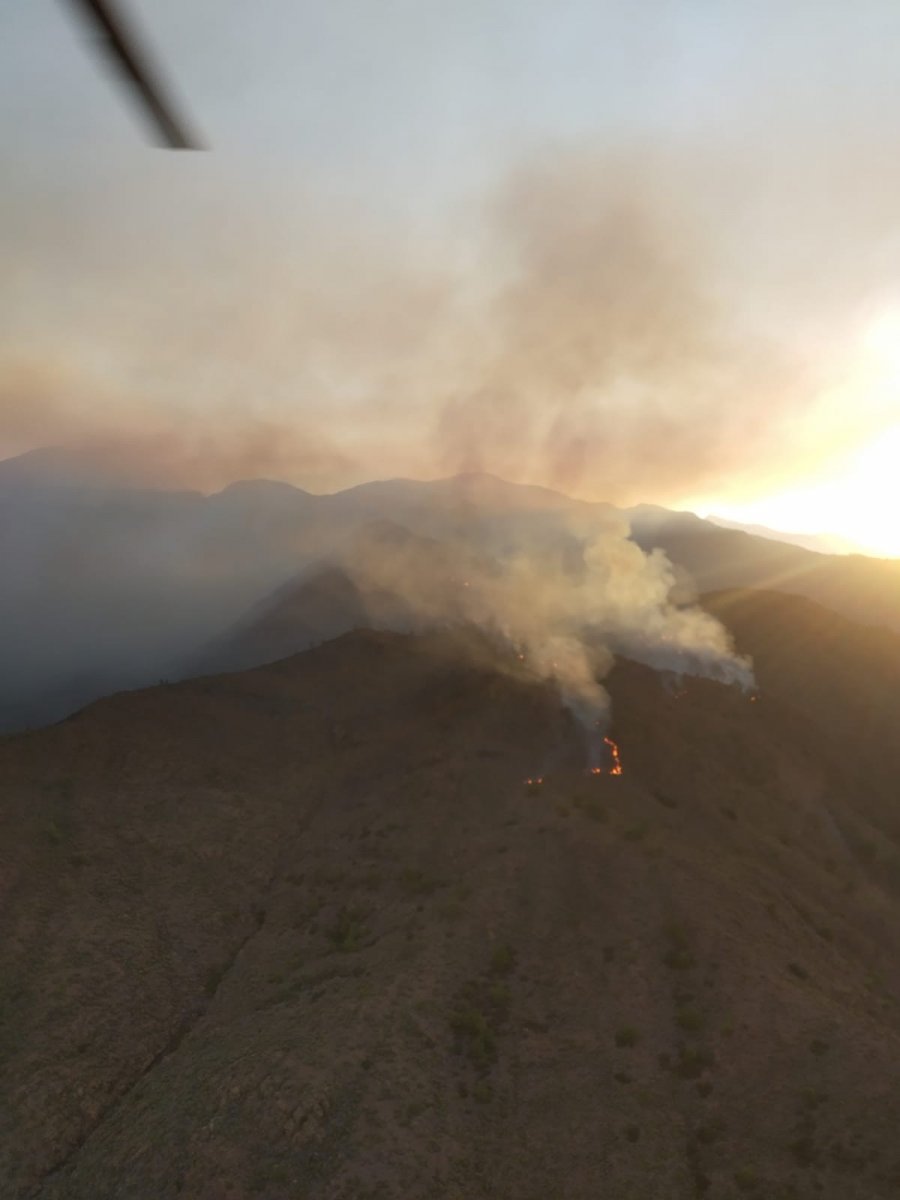 Datça’daki orman yangınında 2’nci gün