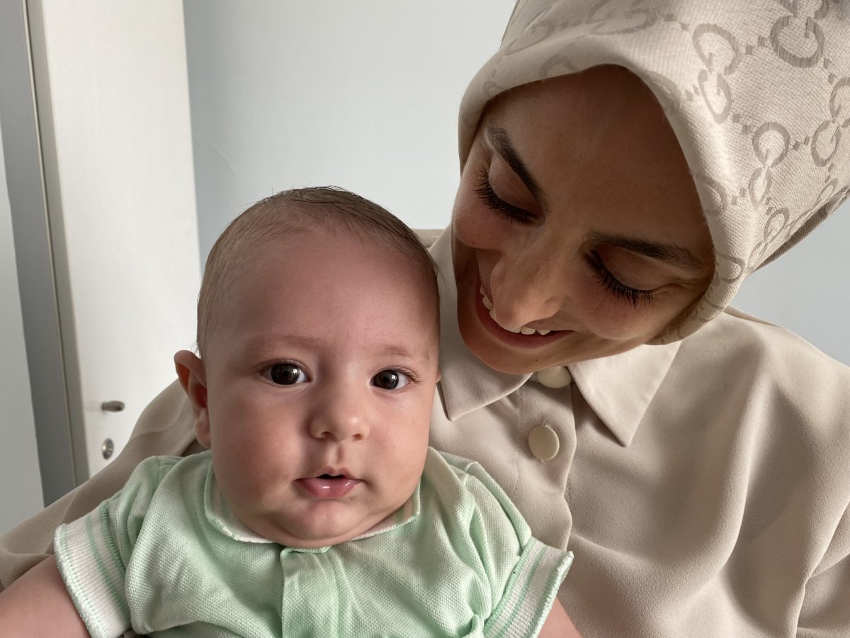 İstanbul'da rahatsızlığı nedeniyle anne olamayan kadın, hayaline kavuştu