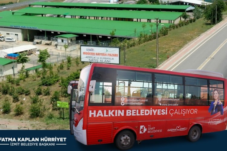 İzmit Belediyesi Modern Hayvan Pazarı’na ücretsiz servis başlıyor