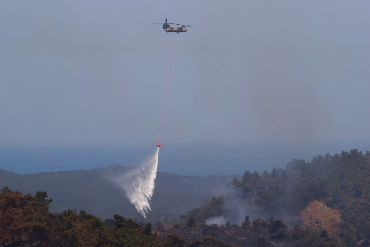OGM: Yangınla mücadele devam ediyor