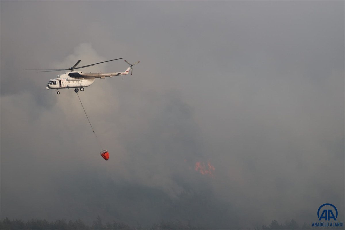 OGM: Yangınla mücadele devam ediyor