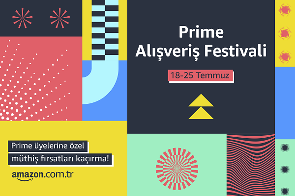 Amazon’un en büyük alışveriş etkinliği, Prime Alışveriş Festivali başladı