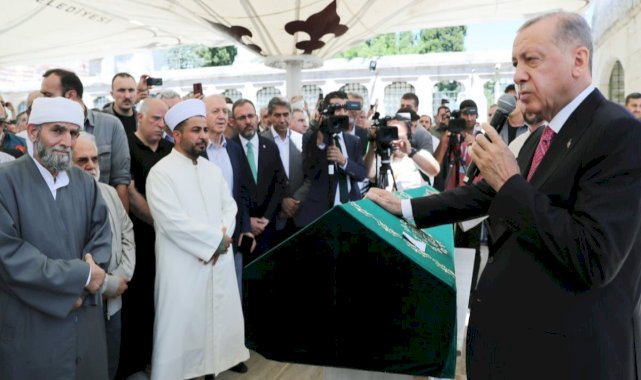Cumhurbaşkanı Erdoğan, Mehmet Nimet Kaya’nın cenaze törenine katıldı