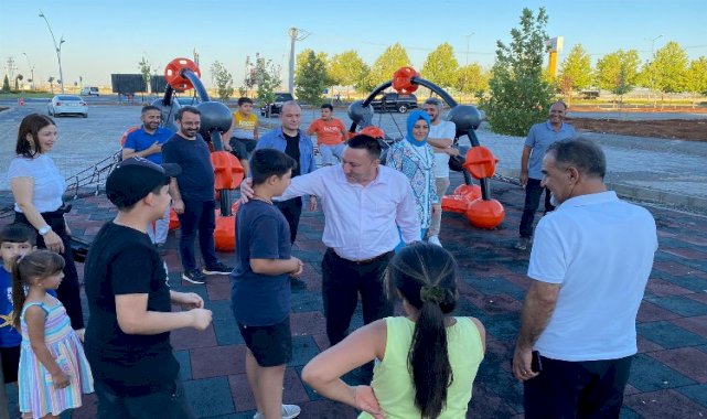 Diyarbakır Bağlar'da şimdiden çocukların mekanı oldu