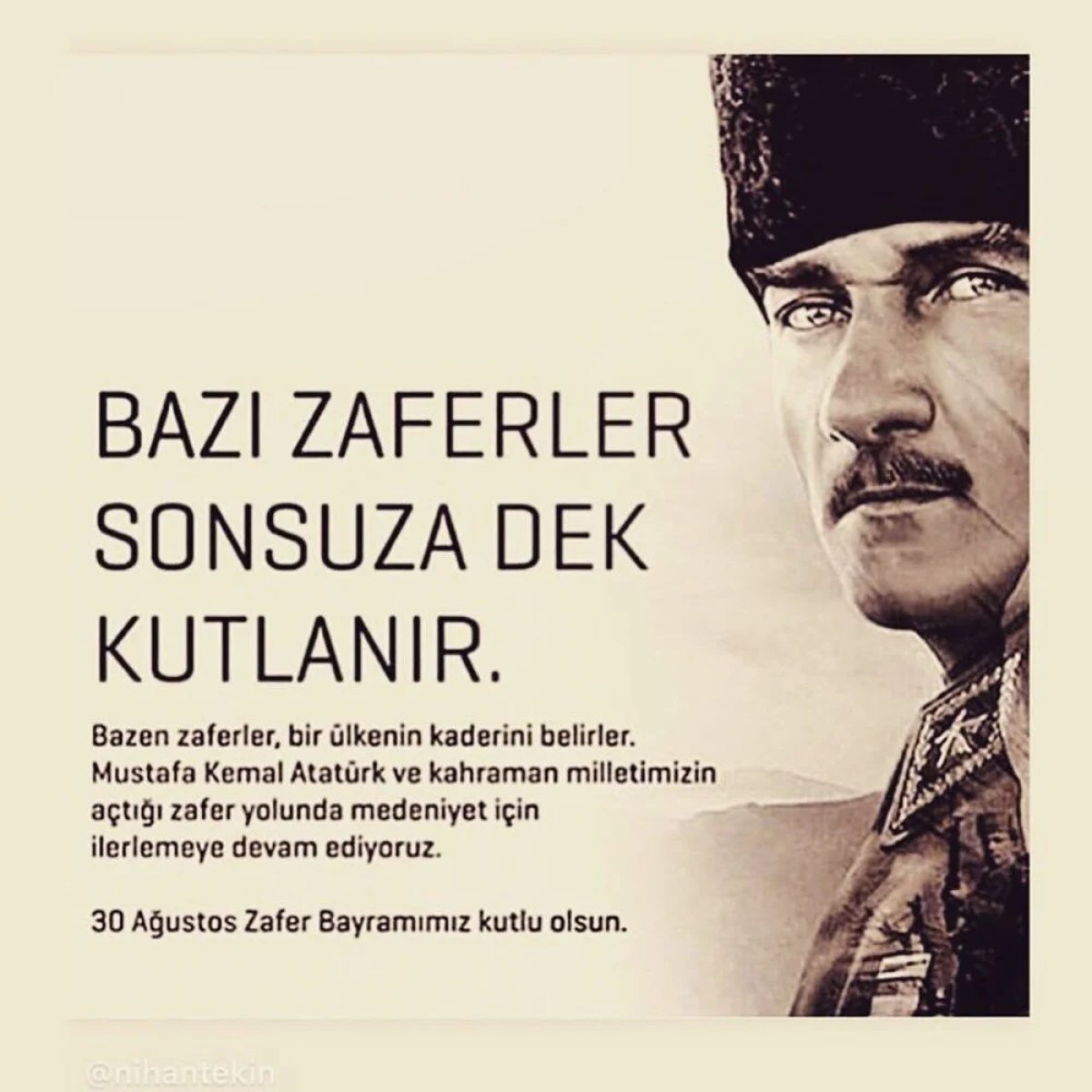 30 Ağustos Zafer Bayramı mesajları 2022