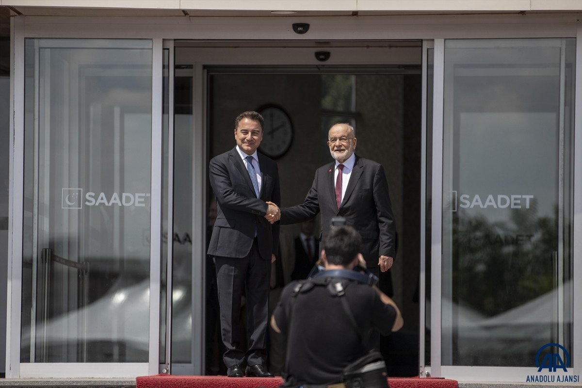 6’lı masa Saadet Partisi Genel Merkezi'nde bir araya geldi