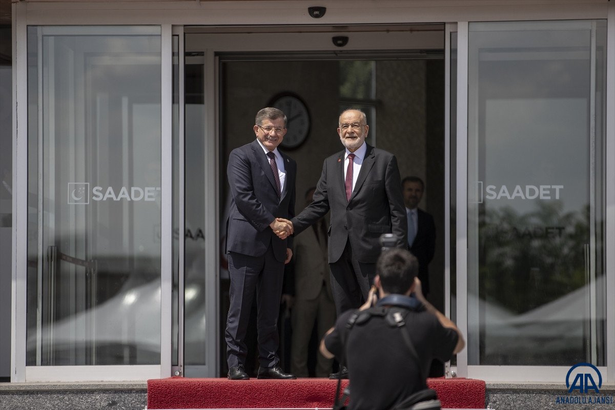 6’lı masa Saadet Partisi Genel Merkezi'nde bir araya geldi