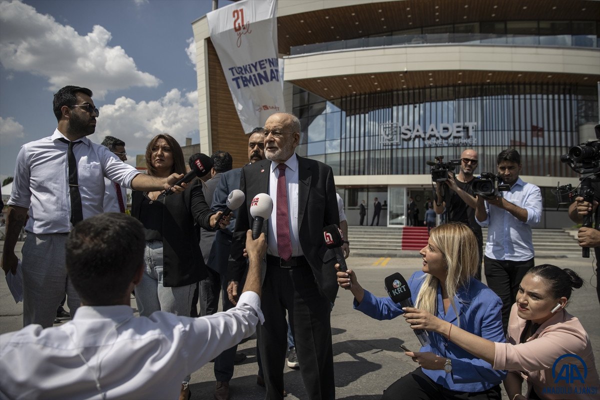 6’lı masa Saadet Partisi Genel Merkezi'nde bir araya geldi