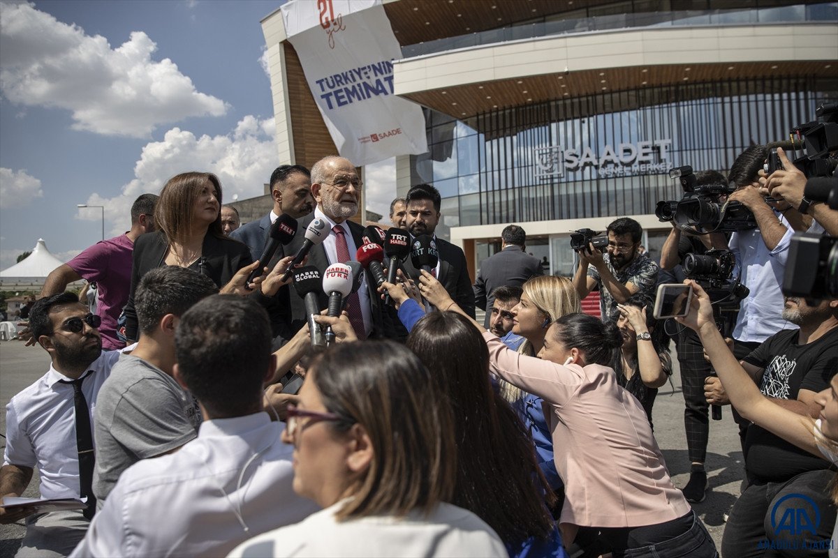 6’lı masa Saadet Partisi Genel Merkezi'nde bir araya geldi