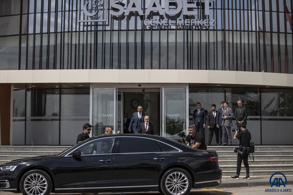 6’lı masa Saadet Partisi Genel Merkezi'nde bir araya geldi