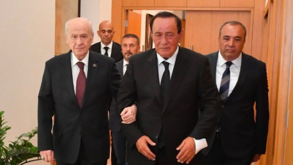 Alaattin Çakıcı, Devlet Bahçeli,yi makamında ziyaret etti