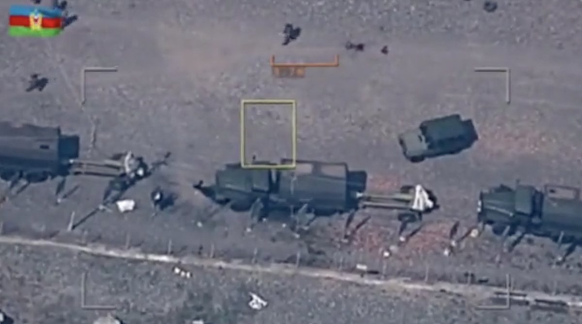 Azerbaycan Ermenistan karargahını vurdu