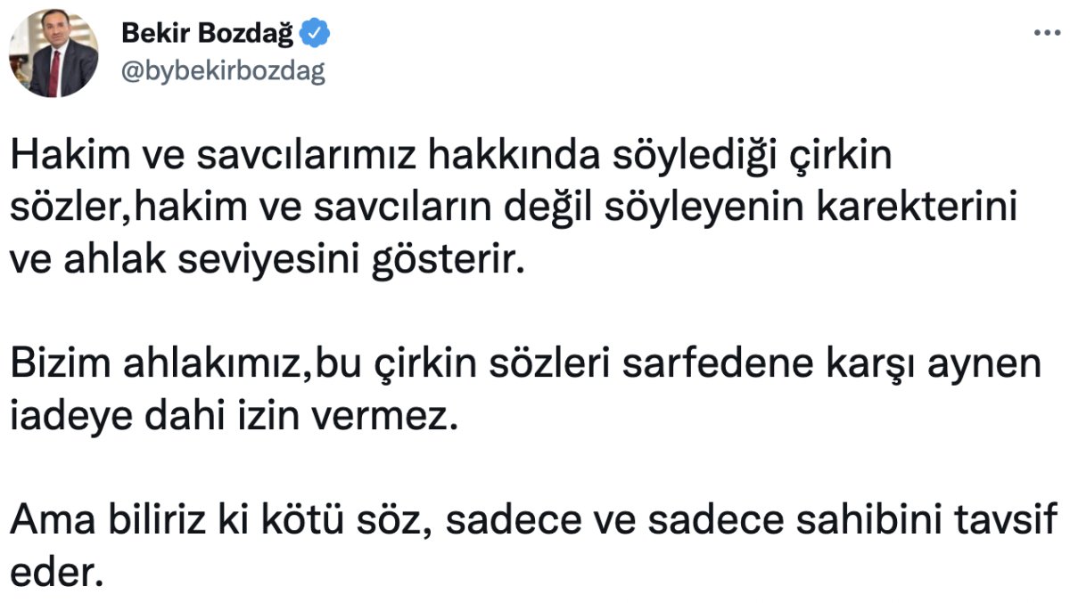 Bakan Bozdağ: CHP, İHL'liler ile böyle mi helalleşecek
