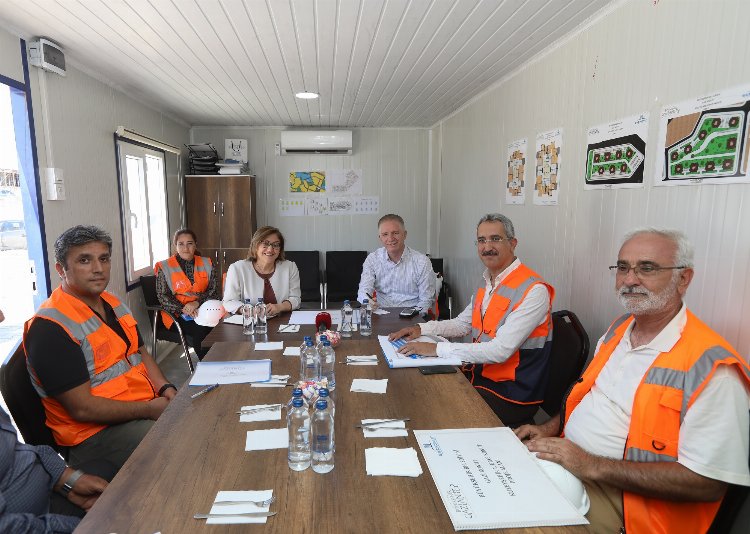 Başkan Şahin Gazikonut çalışmalarını yerinde inceledi