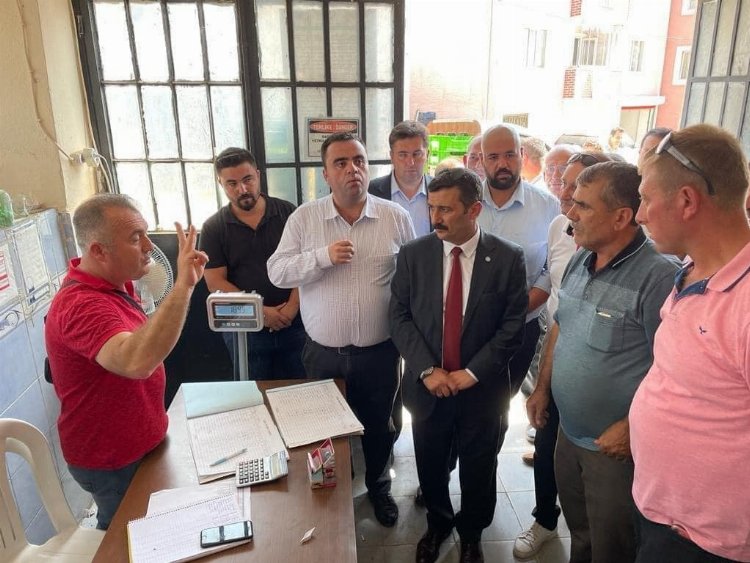 Bursa’da İYİ Partililer, incir üreticisinin mağduriyetini dile getirdi