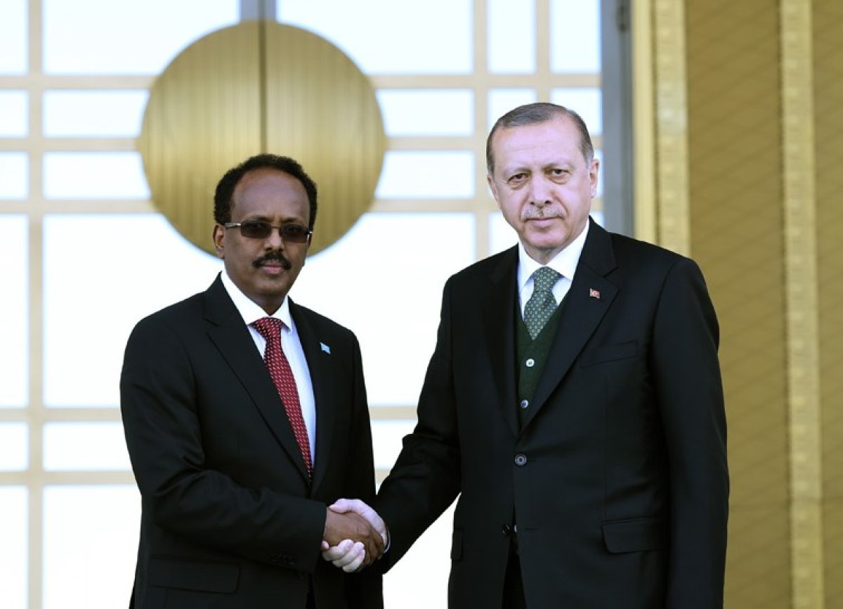 Cumhurbaşkanı Erdoğan, Somalili Cumhurbaşkanı ile telefonda görüştü