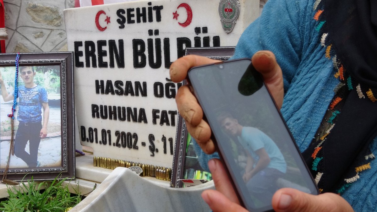 Eren Bülbül’ün şehit olmadan çektirdiği son fotoğraf