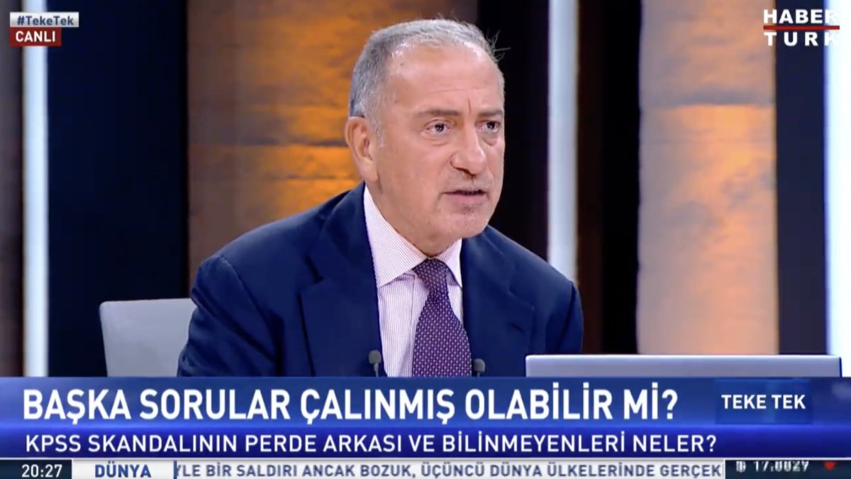 Fatih Altaylı: Ersan hocam, neden her akşam televizyonlardasınız
