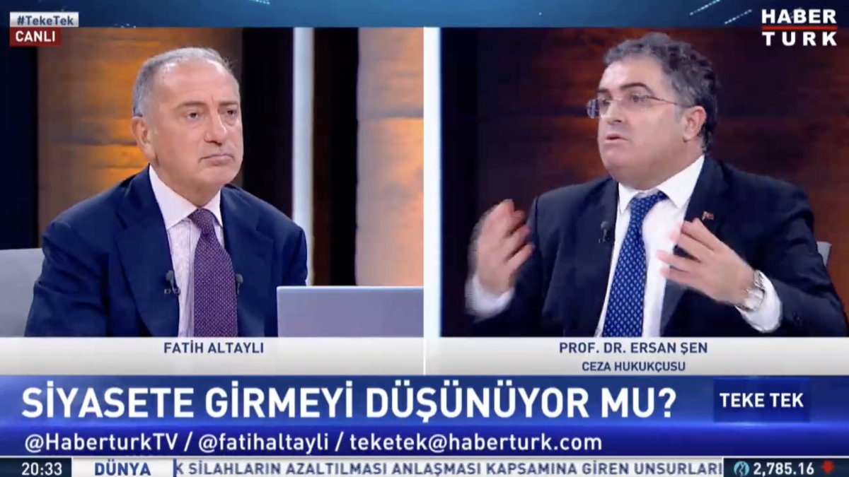 Fatih Altaylı: Ersan hocam, neden her akşam televizyonlardasınız