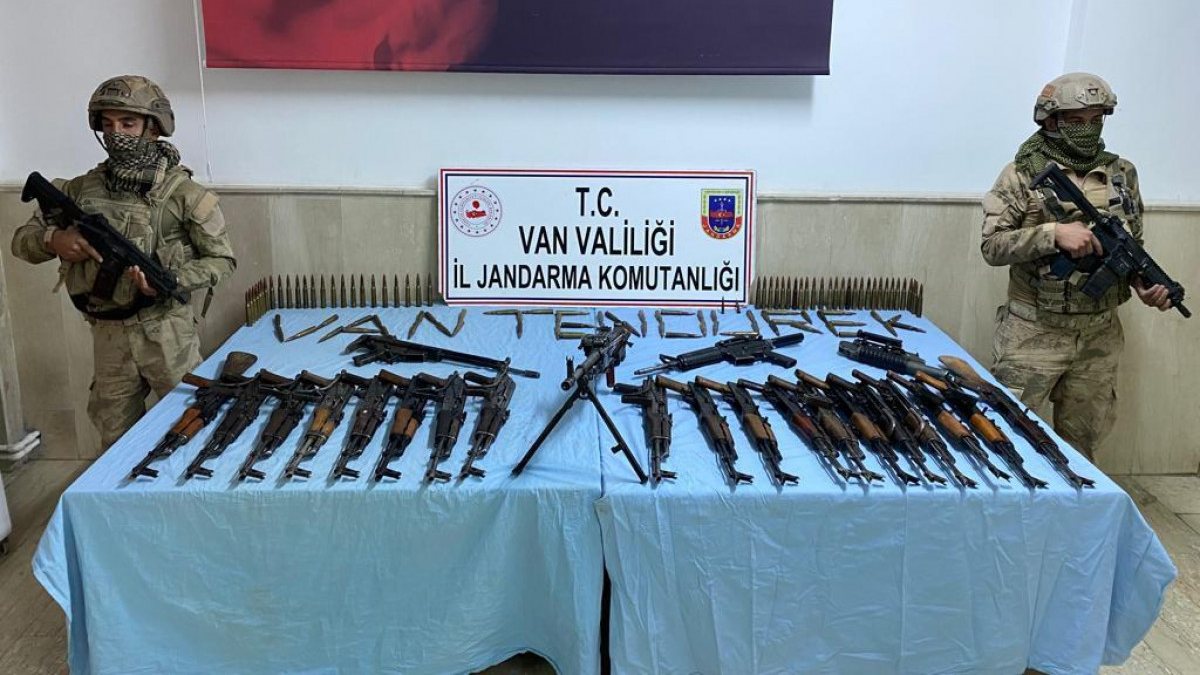 İçişleri Bakanlığı: Tendürek&#039;te PKK&#039;ya ait cephane ele geçirildi