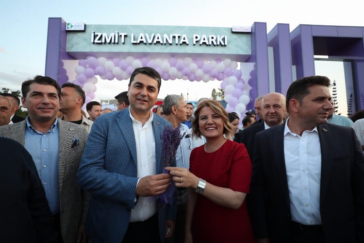 İzmit'te Lavanta parkı kulanıma açıldı