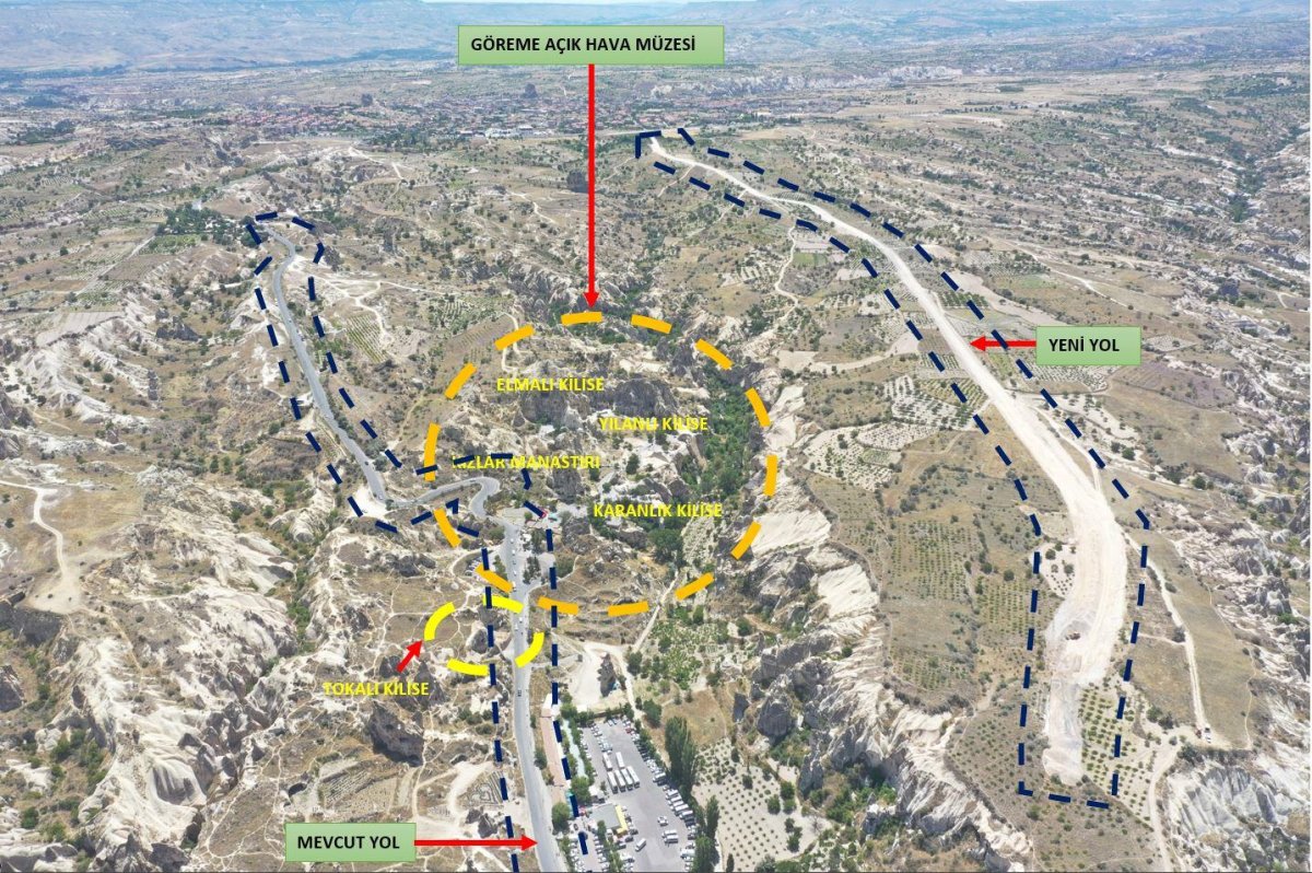 Kapadokya'daki kültürel varlıklara zarar iddiası yalanlandı