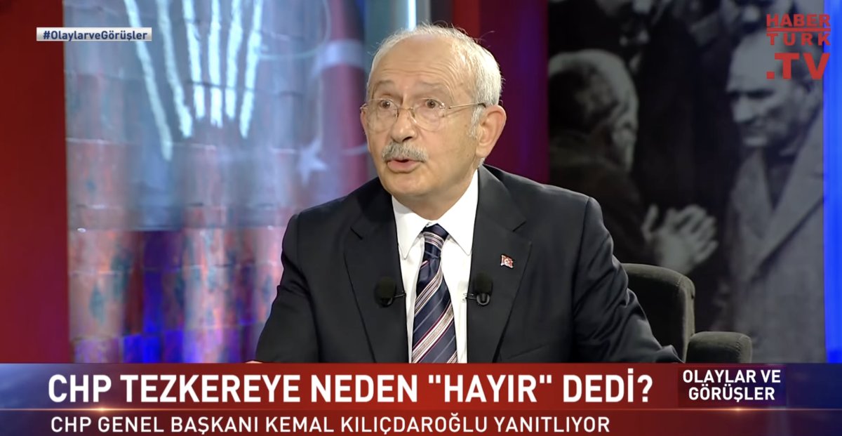 Kemal Kılıçdaroğlu: Bundan sonraki tüm tezkerelere hayır diyeceğiz