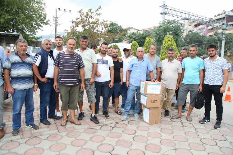Kocaeli'de 285 balıkçıya tekne bakım malzemesi desteği