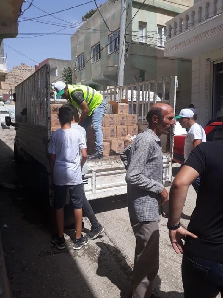 Mardin Yeşilli Belediyesi'nden örnek dayanışma