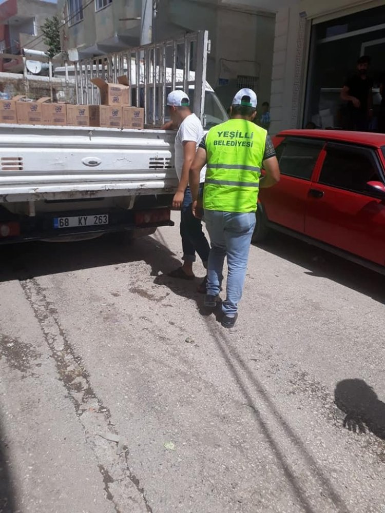 Mardin Yeşilli Belediyesi'nden örnek dayanışma