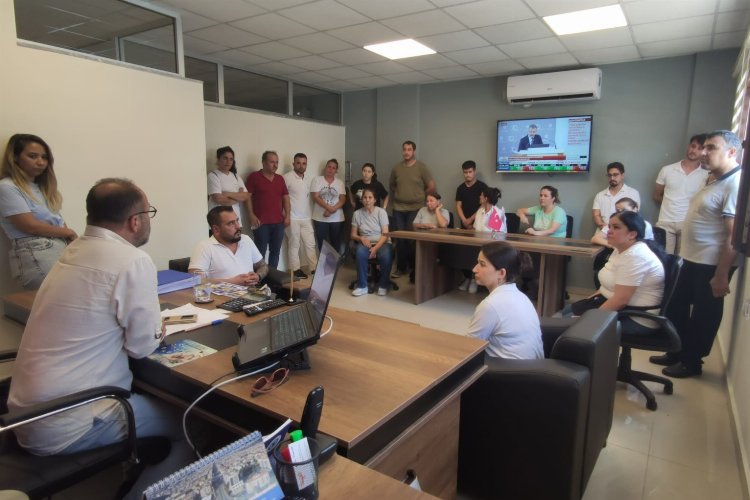 Milas'ta gıda şirketinden hizmet için eğitim